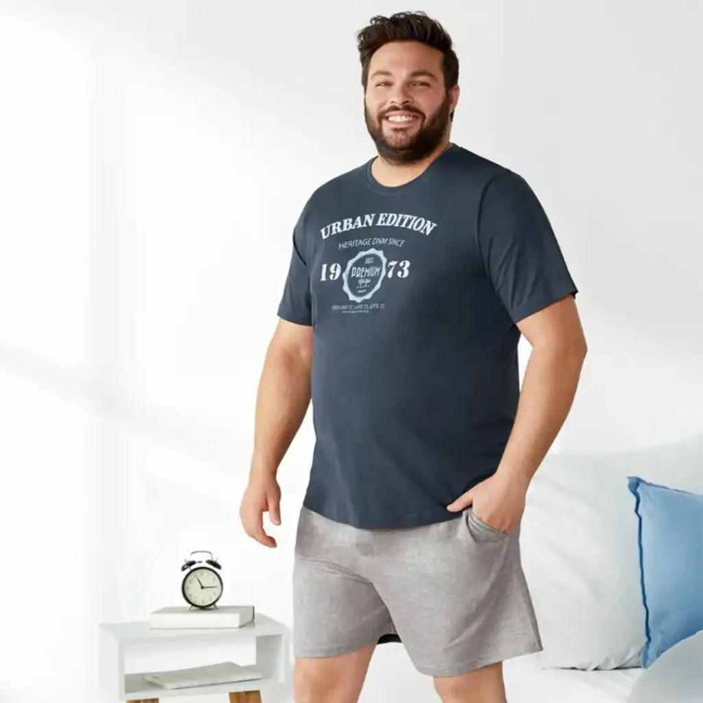 شلوارک مردانه کوتاه طوسی