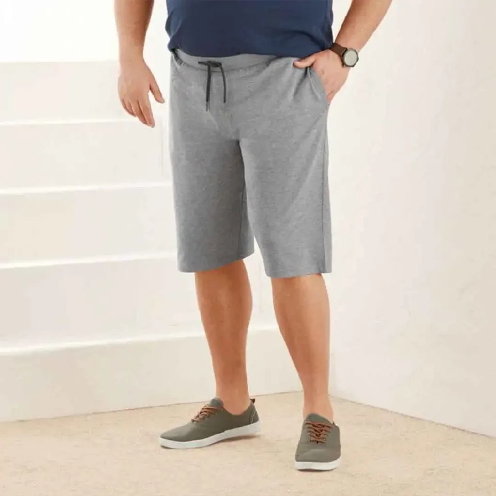 شلوارک مردانه طوسی