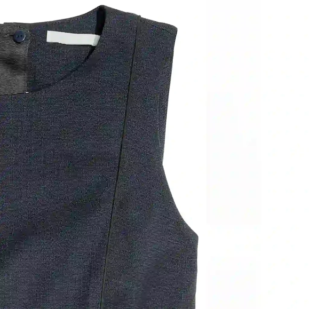 پیراهن آستین حلقه ای مشکی اچ اند ام