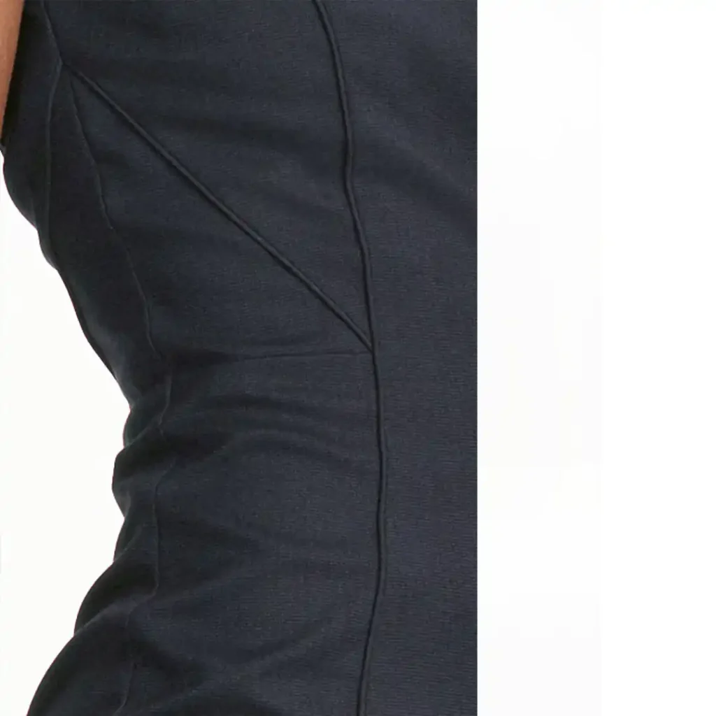 پیراهن آستین حلقه ای مشکی اچ اند ام