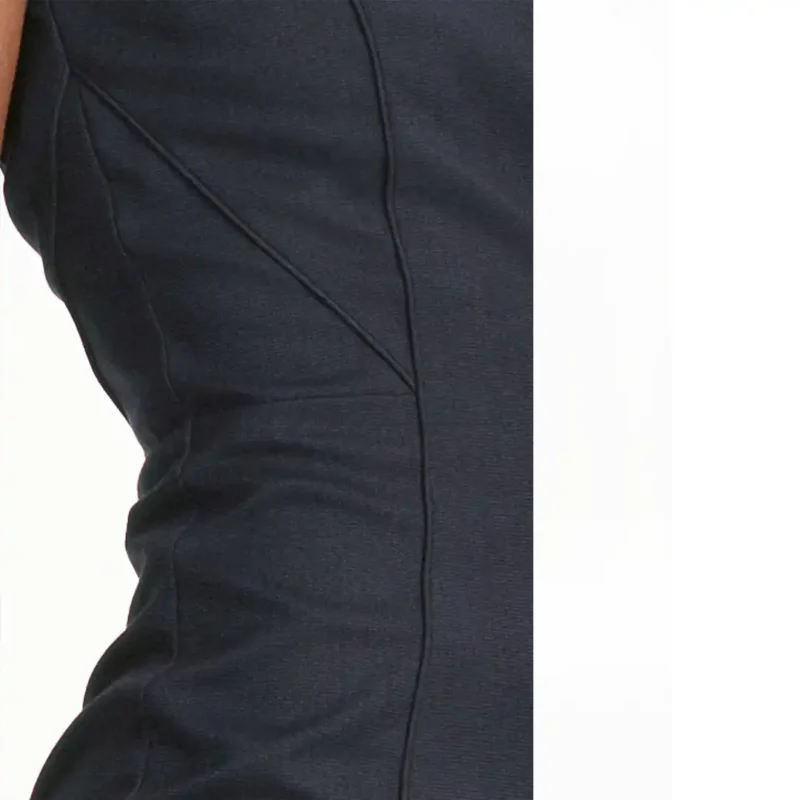 پیراهن آستین حلقه ای مشکی اچ اند ام