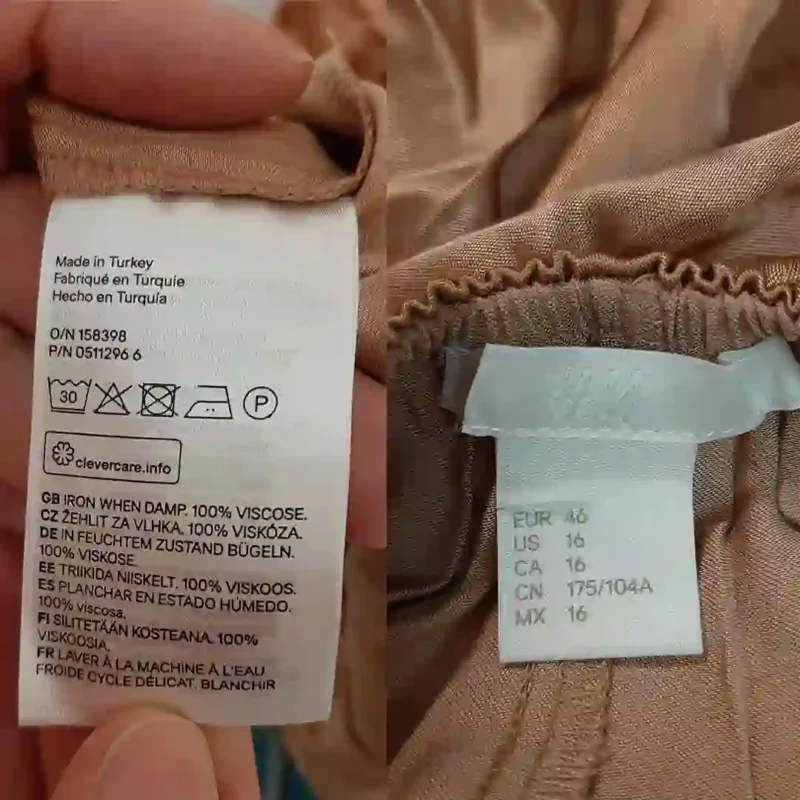 پیراهن بندی کوتاه صورتی اچ اند ام