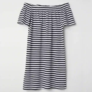 پیراهن بارداری آستین کوتاه راه راه اچ اند ام