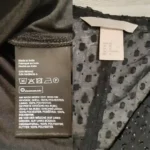 پیراهن مجلسی آستین بلند یقه هفت مشکی اچ اند ام H&M