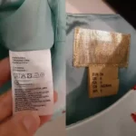 پیراهن مجلسی گلدار کوتاه سبز قرمز اچ اند ام H&M