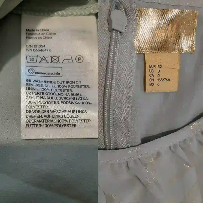 پیراهن مجلسی بلند سبز اچ اند ام H&M