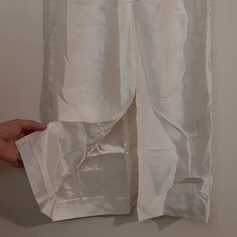 پیراهن مجلسی آستین حلقه ای سفید اچ اند ام H&M