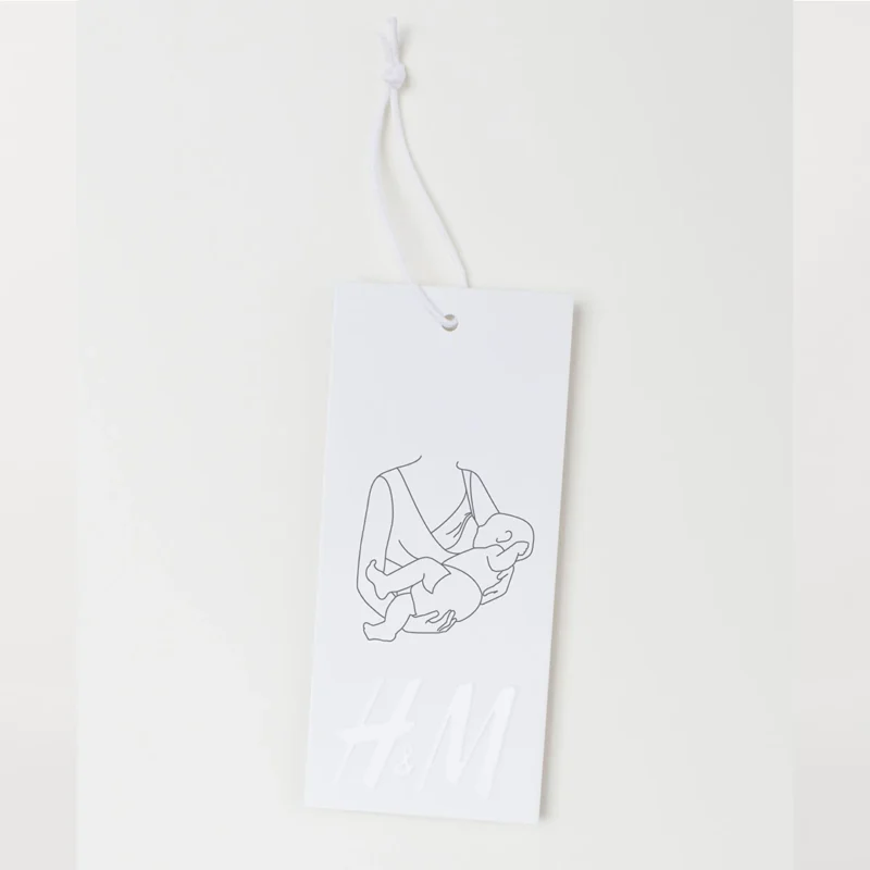 پیراهن شیردهی آستین کلوش زرشکی اچ اند ام H&M