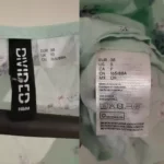 پیراهن مجلسی گلدار سبز اچ اند ام H&M