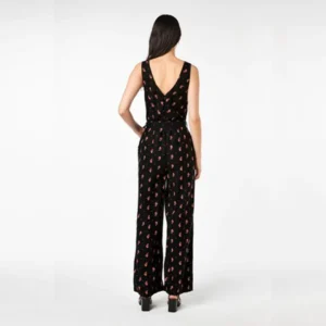 جامپسویت اورال گلدار آستین حلقه ای مشکی نکست NEXT