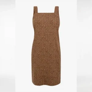 پیراهن لینن پلنگی قهوه ای نکست NEXT