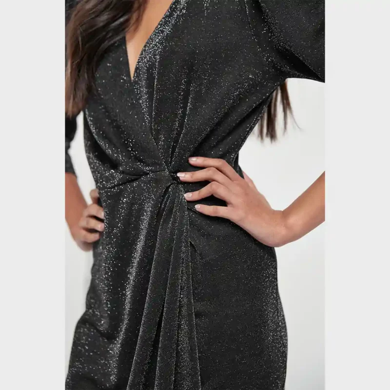 پیراهن مجلسی لمه اکلیلی مشکی نکست