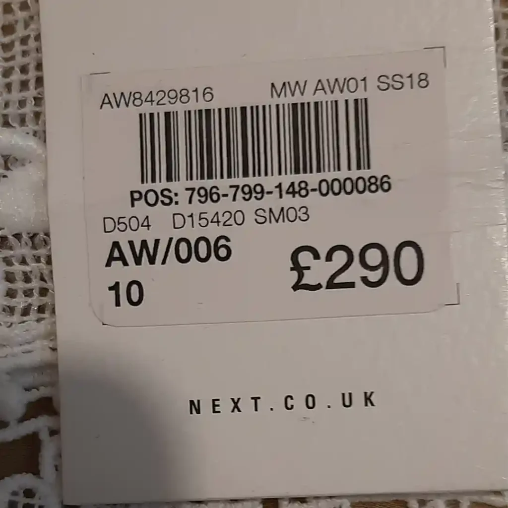 پیراهن مجلسی لباس عروس توری قلاب بافی شیری نکست NEXT - تصویر 7