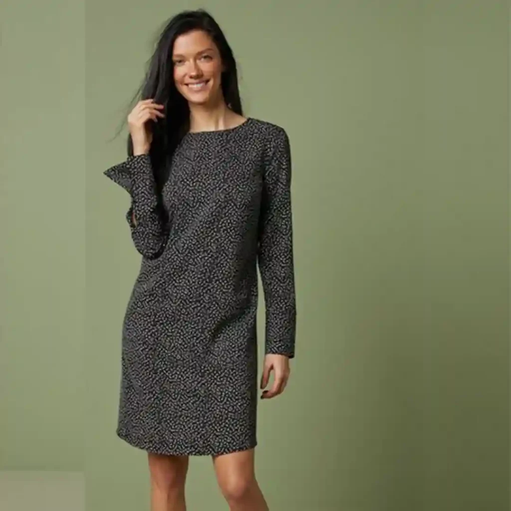 پیراهن مجلسی طرح ماه سفید مشکی نکست NEXT