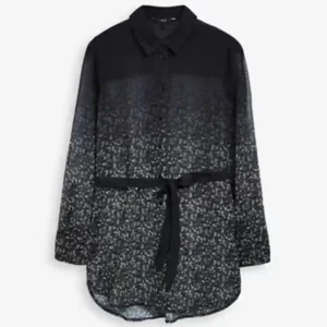 تونیک گلدار مشکی نکست NEXT