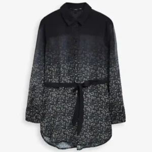 تونیک گلدار مشکی نکست NEXT