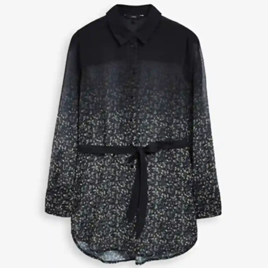 تونیک گلدار مشکی نکست NEXT