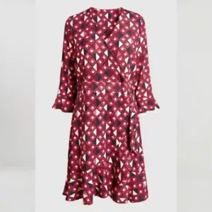 پیراهن کرپ یقه هفت قرمز نکست NEXT