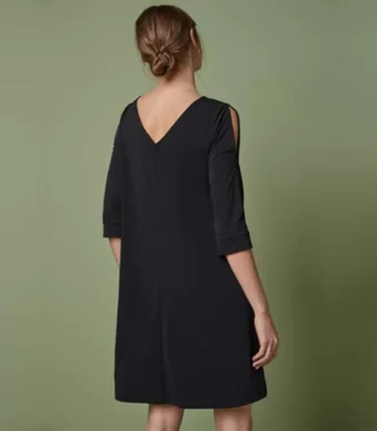 پیراهن مجلسی آستین چاک دار مشکی نکست NEXT