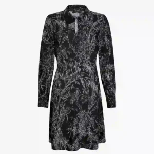 پیراهن آستین بلند گلدار مشکی سفید نکست NEXT