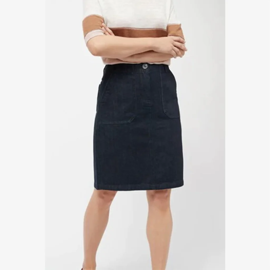 دامن کوتاه جین سورمه ای تیره نکست NEXT