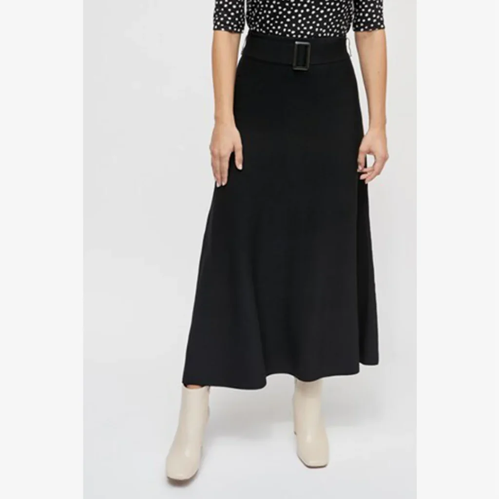 دامن بلند نخی مشکی نکست NEXT