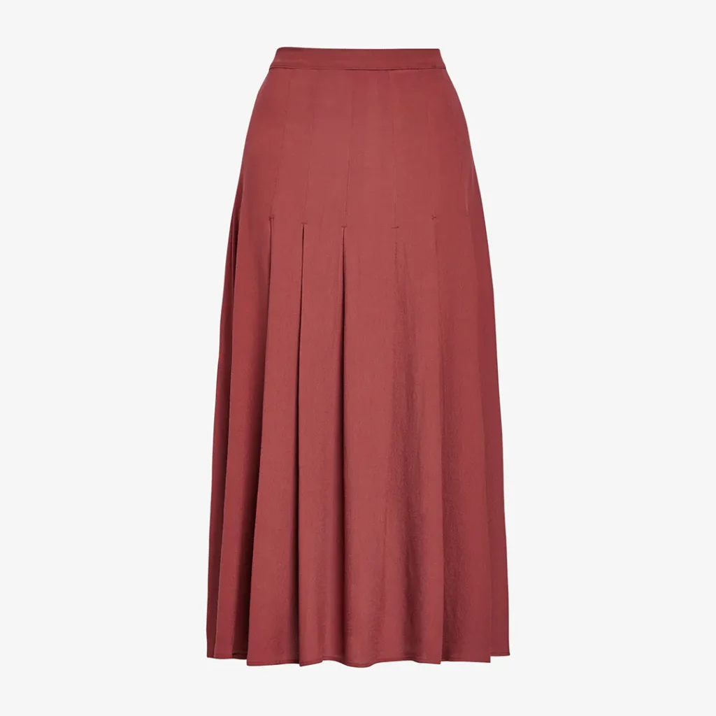 دامن بلند پیله دار آجری نکست NEXT