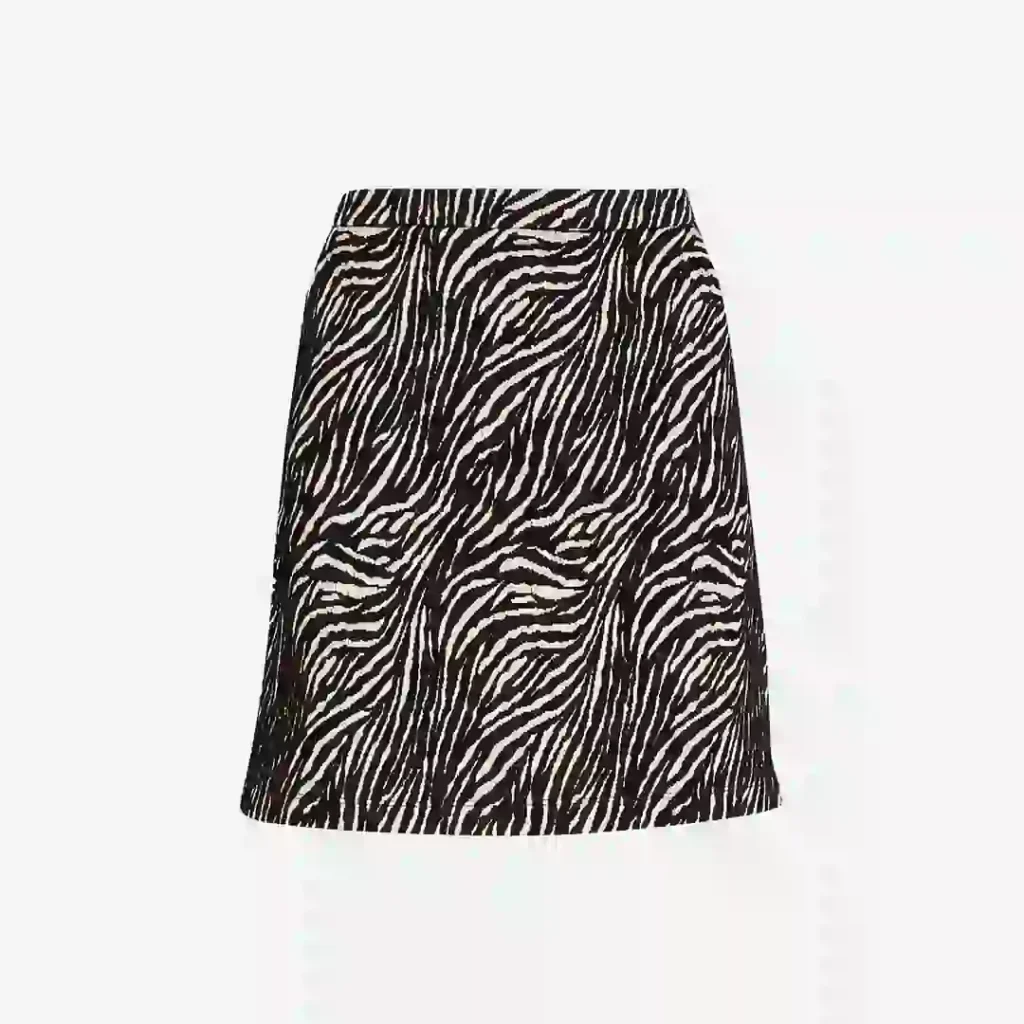 دامن کوتاه طرح زبرا مشکی نکست NEXT