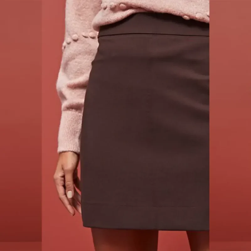 دامن کوتاه کشی قهوه ای نکست NEXT