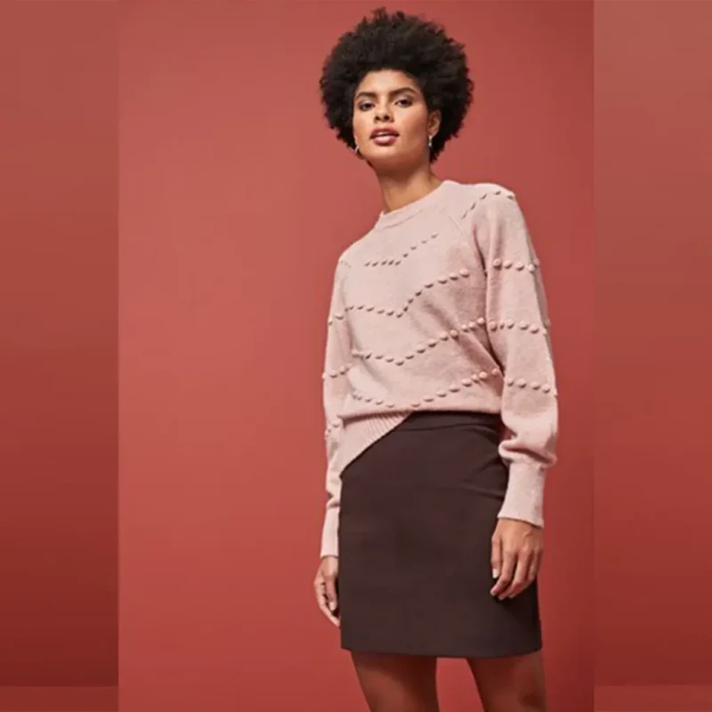 دامن کوتاه کشی قهوه ای نکست NEXT