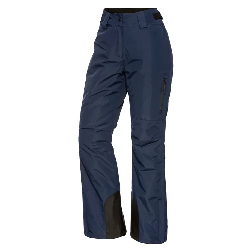 شلوار اسکی زنانه دولایه الیاف دار سورمه ای کریویت CRIVIT