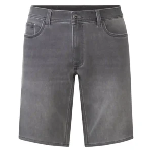 شلوارک مردانه جین کشی طوسی لیورجی LIVERGY