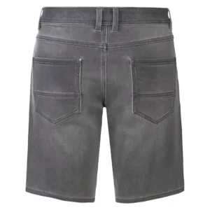 شلوارک مردانه جین کشی طوسی لیورجی LIVERGY