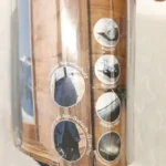 شلوار اسکی دخترانه پسرانه سورمه ای دولایه الیاف دار دوبند کمر پلار سایز 8 تا 14 سال کریویت crivit آلمان ( 427316 )