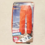 شلوار اسکی دو لایه دمپا گتر دار قرمز زنانه سایز 40 تا 42 کریویت crivit آلمان ( 91162 ) (ارسال رایگان )