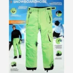 شلوار اسکی مردانه دولایه الیاف دار کمر پلار گتر دار مردانه سایز 50 کریویت crivit آلمان ( 65214 ) (ارسال رایگان)