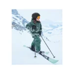 شلوار اسکی پسرانه دخترانه سبز یشمی دولایه الیاف دار دوبند گتردار سایز 8 تا 12 سال کریویت crivit آلمان ( 427320 ) (ارسال رایگان)