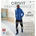 سویشرت کلاهدار نخی آبی M کریویت Crivit آلمان 391569