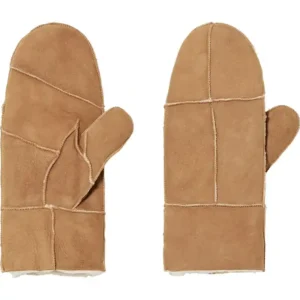 دستکش چرم بدون انگشت داخل خز کرم اسمارا Esmara آلمان 457619