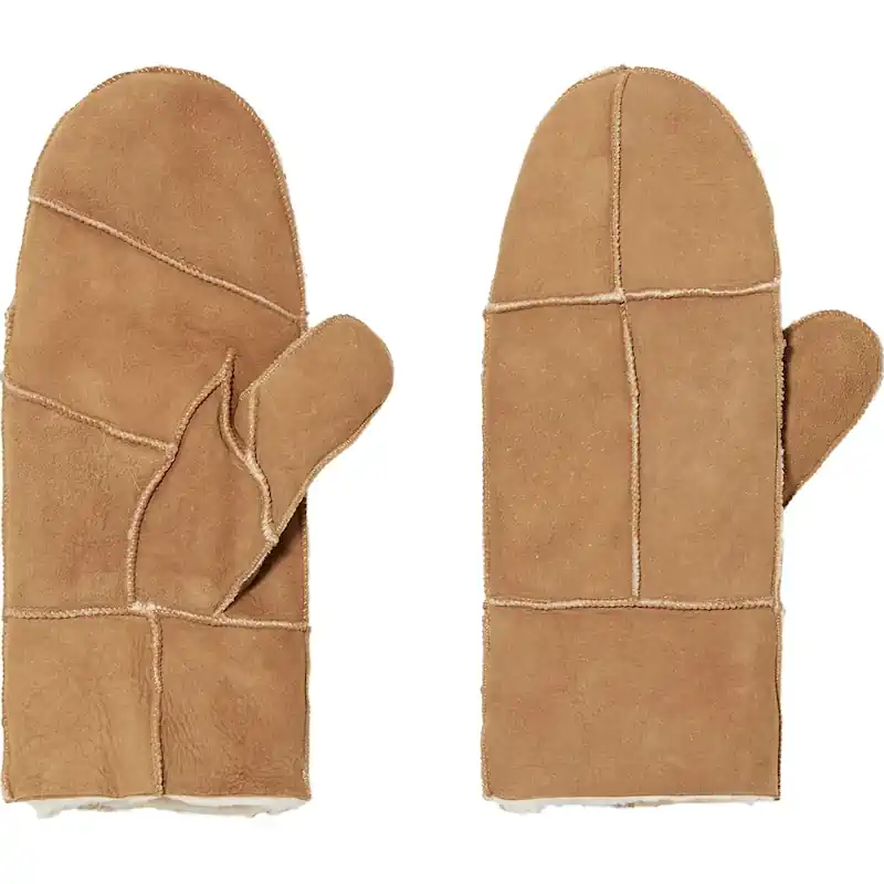 457619-1 دستکش چرم بدون انگشت داخل خز کرم اسمارا Esmara آلمان 457619