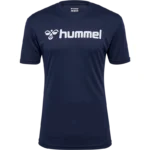 تیشرت سورمه ای مردانه سایز L و XL برند HUMMEL کد 205582