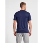 تیشرت سورمه ای مردانه سایز L و XL برند HUMMEL کد 205582