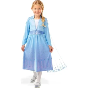 کاستوم ست پیراهن و شنل دخترانه السا فروزن سایز 2 تا 8 سال دیزنی لیدل 317930