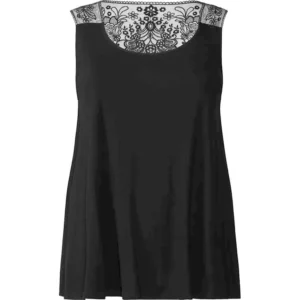 تاپ مجلسی پشت گیپور مشکی زنانه سایز XXL اسمارا ESMARA آلمان 416363