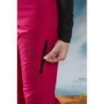 شلوار اسکی و کوهنوردی زنانه سرخابی دولایه الیاف دار سایز 38 تا 44 کریویت crivit آلمان 457464