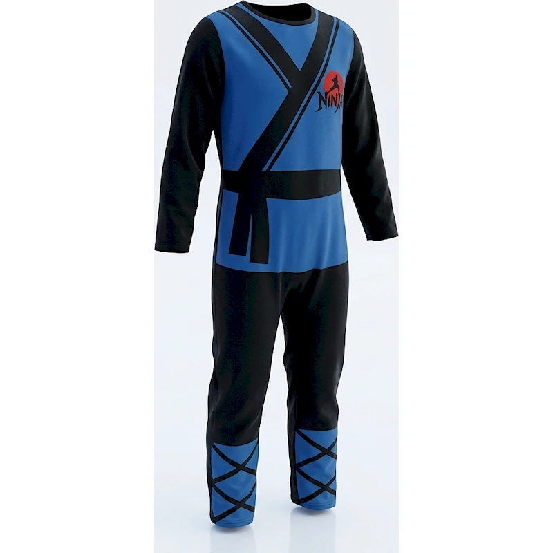 ninja2-1 سرهمی نینجا مشکی آبی 2 تا 4 سال لوپیلو Lupilu آلمان ninja24